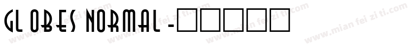Globes Normal字体转换